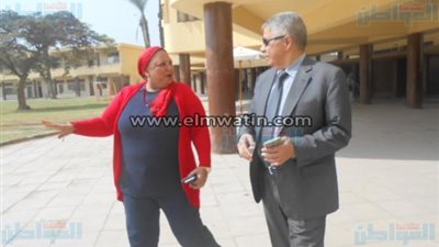 رئيس المعاهد القومية يتفقد مدرسة كلية النصر بالمعادي