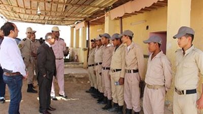 بالصور.. مدير أمن أسوان يتفقد كمائن «أبوسمبل»