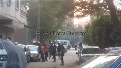 وصول فريق من النيابة العامة لموقع انفجار جسر السويس 