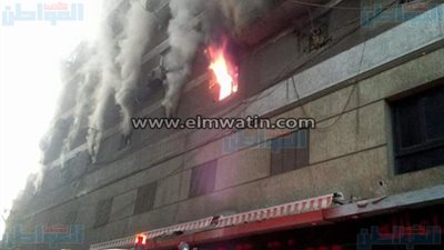 عاجل.. حريق في محل ملابس بمنطقة الأزهر