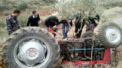 انقلاب جرار زراعي يسفر عن مصرع وإصابة 3 أشخاص بأسيوط