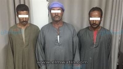 ضبط 3 أشخاص بحوزتهم بندقية آلية وخرطوش بالمنيا