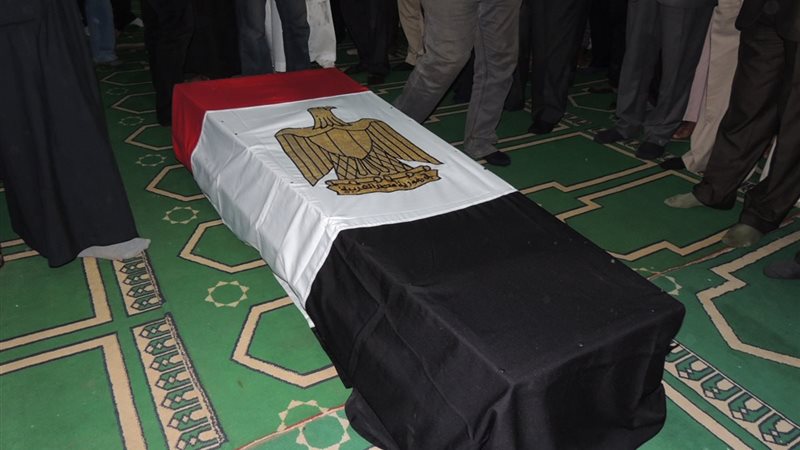 جثمان شهيد الهجوم