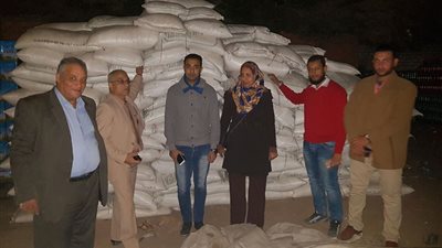 تحريز 11 طن سكر بحوزة تاجر في حملة بالدقهلية 