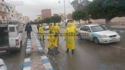 بالصور.. أمطار رعدية على محافظة مطروح 
