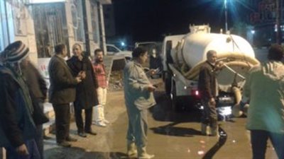 استمرار هطول الأمطار وانقطاع التيار الكهربائي عن بعض مراكز كفر الشيخ