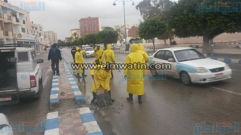 أمطار رعدية في مطروح