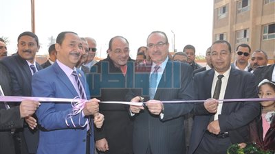 بالصور.. محافظ بني سويف يفتتح تطوير مدرسة النويشي الابتدائية