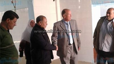 بالصور.. وكيل وزارة الاسكان ببني سويف يتابع ترميم مجزر الواسطى 