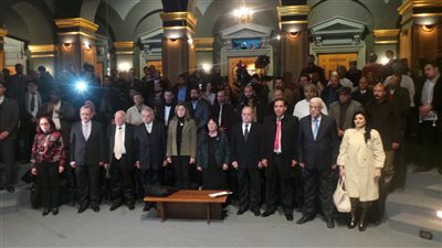 بالصور.. الفنانة سميرة عبد العزيز وبدرية طلبة تحضران مهرجان الحرية بالإسكندرية