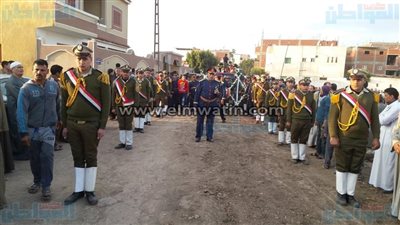 بالصور.. أهالي البحيرة يشيعون جنازة شهيد مطاردة تشكيل سرقة المواشي