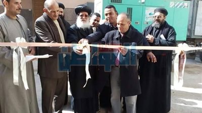 بالصور.. القيادات المحلية في مطرانية طهطا للتهنئة بالعيد