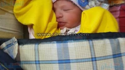 بالصور.. أمن مستشفى يعثر على طفل حديث الولادة بطنطا