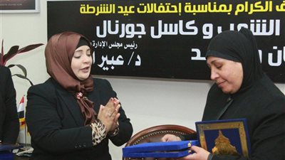 بالصور.. عبير المعداوي تكرم رجال الشرطة والجيش.. وتعلن 