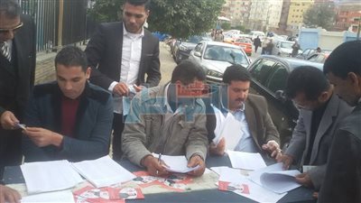 بالصور.. إقبال على انتخابات الزراعيين في الإسماعيلية