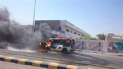 اندلاع النيران بـ