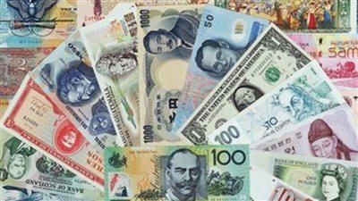 تباين في أسعار العملات الأجنبية والعربية.. اليوم