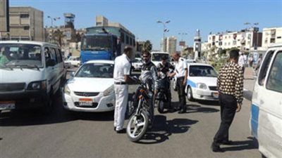 ضبط 892 مخالفة مرورية في الإسماعيلية