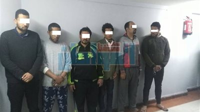 ننشر أول صورة للمتهمين بقتل أمين شرطة بأكتوبر 