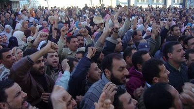 محامو المحلة يضربون عن العمل أمام الجنايات