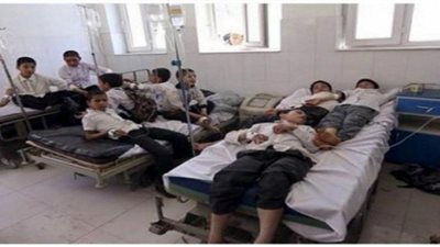 ارتفاع حالات تسمم 14 طالبة بمدرسة الثورة في بسيون