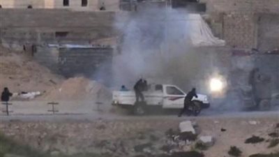 إصابة عدد من الجنود في هجوم مسلح على كمين أمني جنوب العريش 