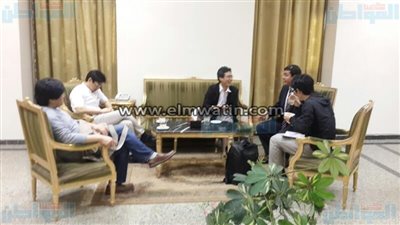 وفد تحالف ياباني فرنسي يتفقد ميناء شرق بورسعيد