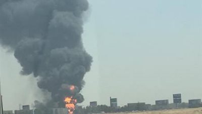 مدير إدارة المرور يتابع انفجار خط الغاز بــ