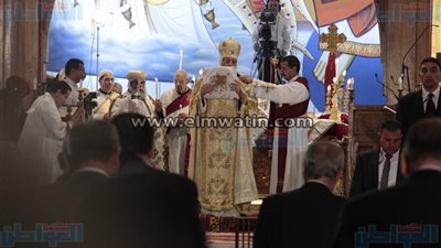 عاجل بالصور.. البابا تواضروس يصل الكاتدرائية ليترأس صلاة عيد القيامة