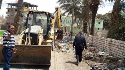 رفع 37 طن مخلفات وإزالة المطبات العشوائية بسوهاج