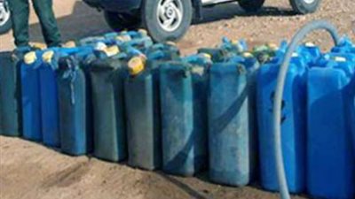 ضبط 8 آلاف لتر سولار مدعم يستخدم في صناعة النسيج بالشرقية