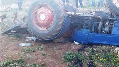  مصرع طالب عقب انقلاب جرار زراعي عليه فى سوهاج
