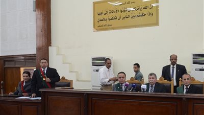 بالصور.. جلسة محاكمة المتهمين باغتيال النائب العام 