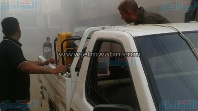 بالصور.. استجابة للأهالي.. مجلس مدينة الخانكة يكافح 