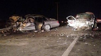 مصرع شخصين فى حادث سير على الطريق الصحراوى بالبحيرة