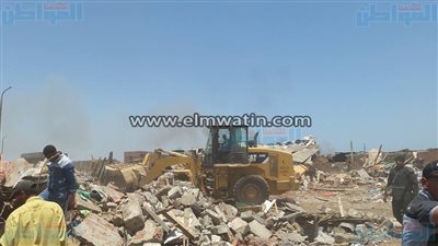 بالفيديو .. إزالة أكبر منطقة عشوائية بمحافظة بورسعيد