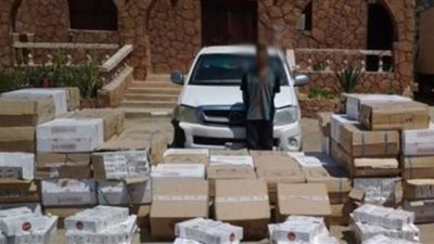 ضبط 9250 آلاف عبوة سجائر مسرطنة مهربة من ليبيا بالوادي الجديد