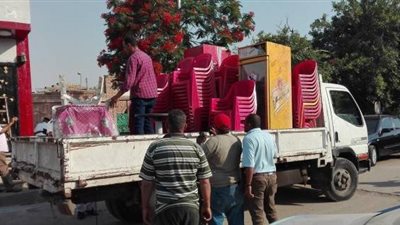 بالصور.. حملة لإزالة مغسلة بحي الخليفة