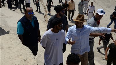 رونالدينهو يصل الاهرامات 
