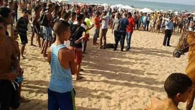 بالصور.. كارثة.. العثور على جثة مدفونة بأحد الشواطئ