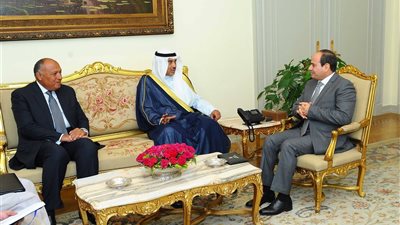 تفاصيل لقاء السيسي مع وزير الخارجية الكويتي بالاتحادية