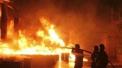 السيطرة على حريق داخل مصنع بلاستيك في البدرشين