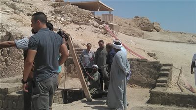 رئيس حفائر البعثة المصرية: كل المشاركين في الكشف الآثري الجديد 