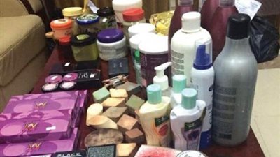 ضبط مستحضرات فاسدة بمصنع غير مرخص بالعمرانية