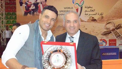 وزير الرياضة يهنيء اتحاد كرة السرعة بالتتويج ببطولة العالم 