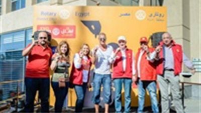 بالصور.. بشري وزينة وهجرس يشاركون في احتفالية الروتاري باليوم العالمي لشلل الأطفال