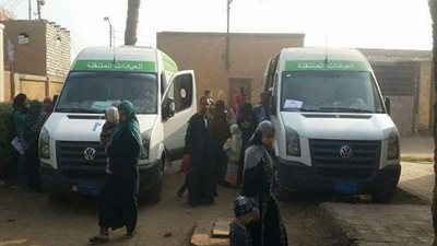 بالصور.. قوافل طبية بقرى بني سويف لفحص 2919 مواطنًا
