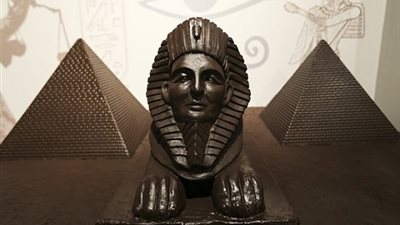 شاهد.. أبو الهول ينضم لمتحف الشوكولاتة في تركيا