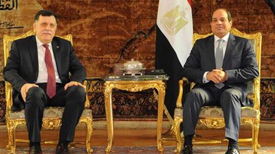 تفاصيل لقاء السيسي ورئيس المجلس الرئاسي الليبي