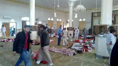 ارتفاع شهداء حادث الروضة الإرهابي إلى 313 شهيدًا